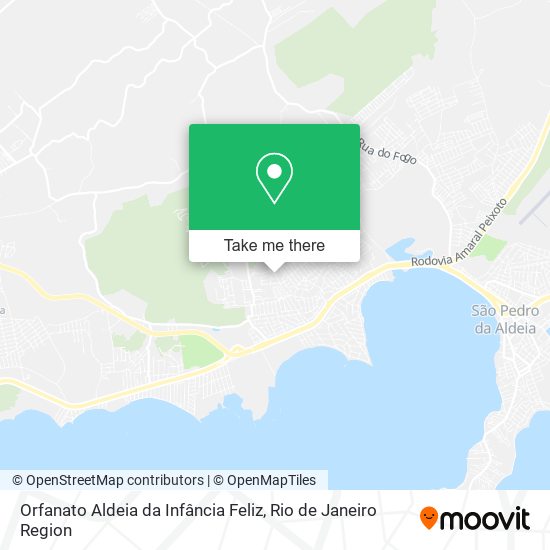 Mapa Orfanato Aldeia da Infância Feliz