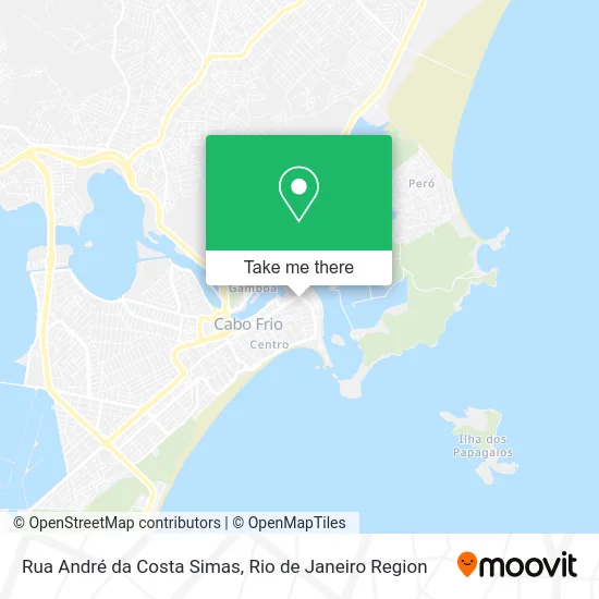 Rua André da Costa Simas map