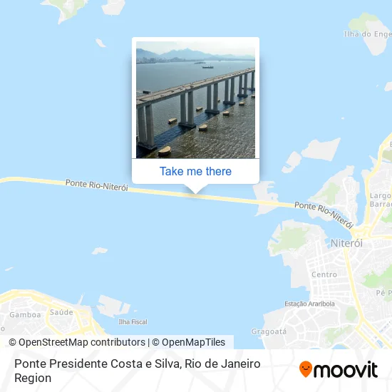 Ponte Presidente Costa e Silva map