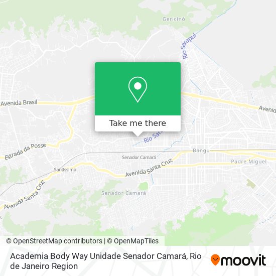 Academia Body Way Unidade Senador Camará map