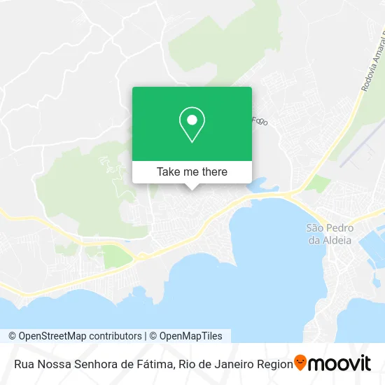 Rua Nossa Senhora de Fátima map