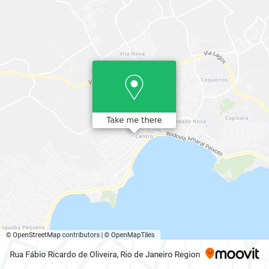 Mapa Rua Fábio Ricardo de Oliveira