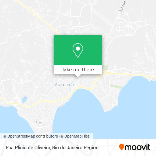 Mapa Rua Plinio de Oliveira