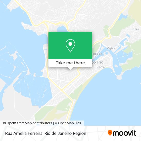 Mapa Rua Amélia Ferreira