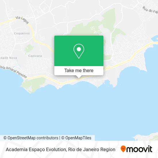 Academia Espaço Evolution map