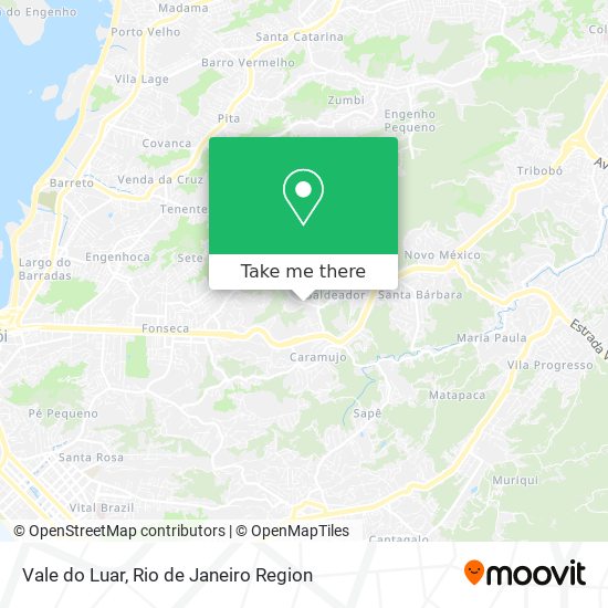 Mapa Vale do Luar