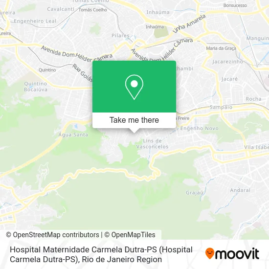 Hospital Maternidade Carmela Dutra-PS map
