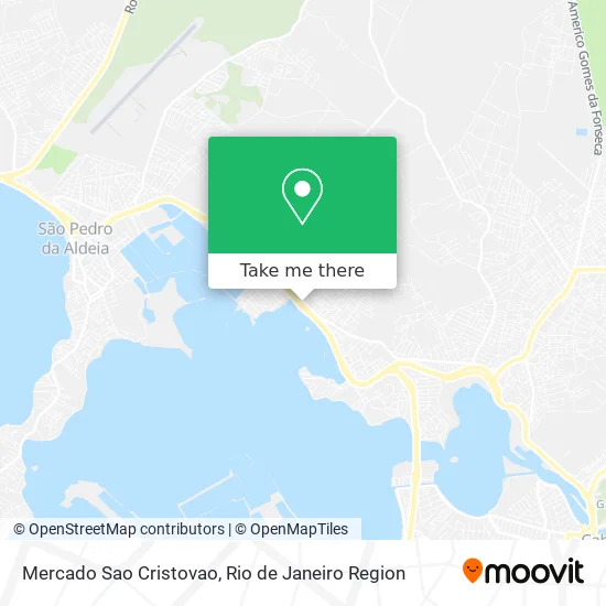 Mercado Sao Cristovao map
