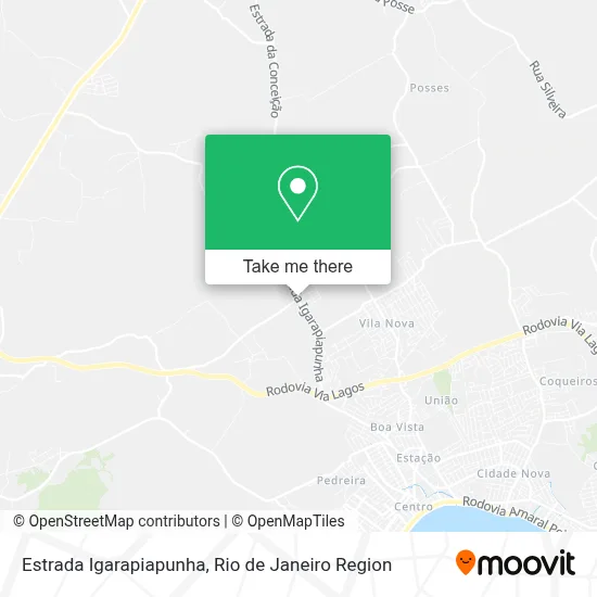 Estrada Igarapiapunha map