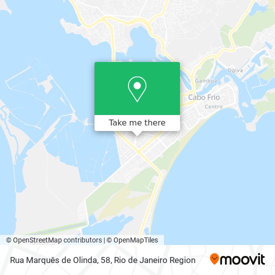 Mapa Rua Marquês de Olinda, 58