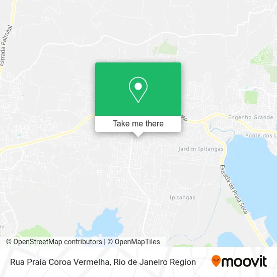 Rua Praia Coroa Vermelha map