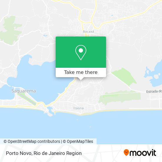 Porto Novo map