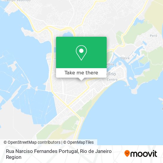 Mapa Rua Narciso Fernandes Portugal