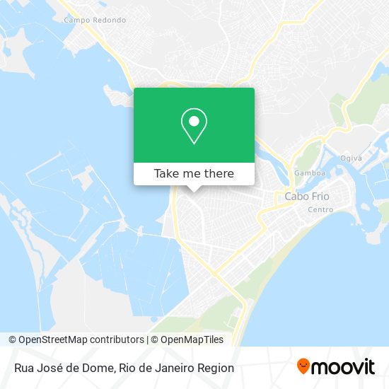 Rua José de Dome map