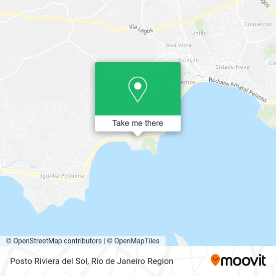 Posto Riviera del Sol map