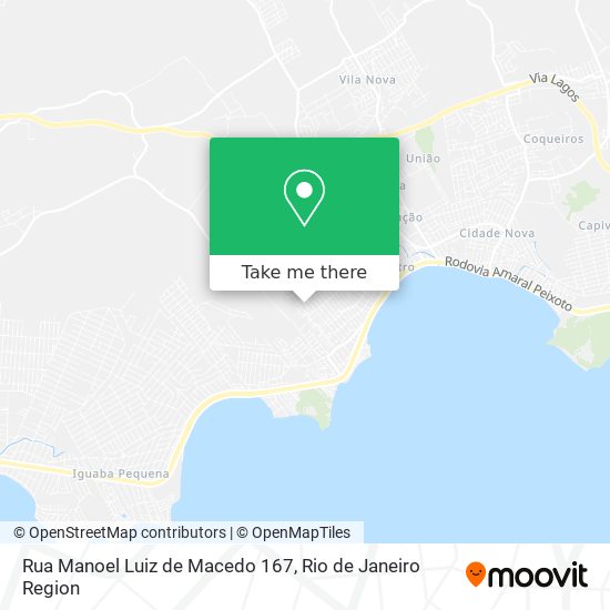 Rua Manoel Luiz de Macedo 167 map