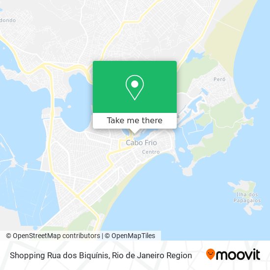 Mapa Shopping Rua dos Biquínis
