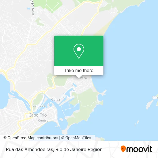 Rua das Amendoeiras map