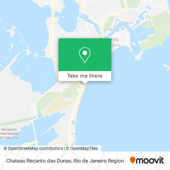 Mapa Chateau Recanto das Dunas