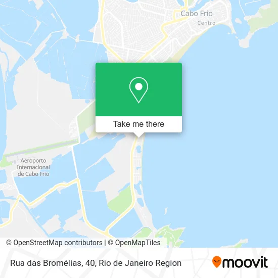 Rua das Bromélias, 40 map