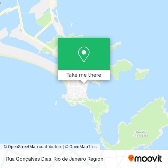 Rua Gonçalves Dias map