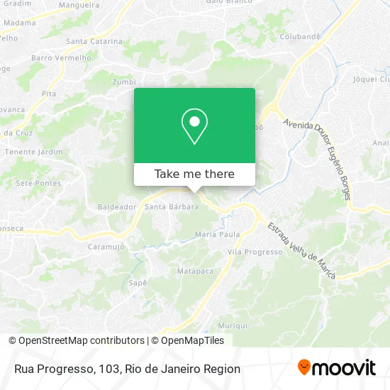 Rua Progresso, 103 map