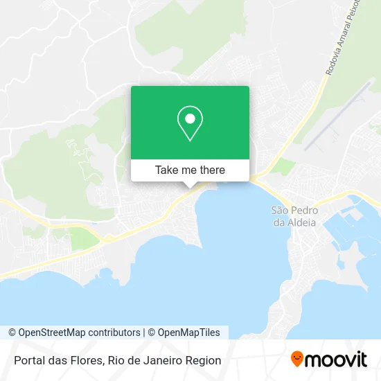 Portal das Flores map