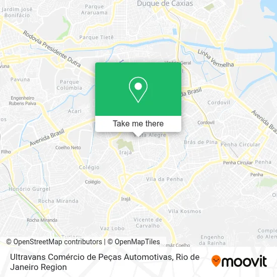 Ultravans Comércio de Peças Automotivas map