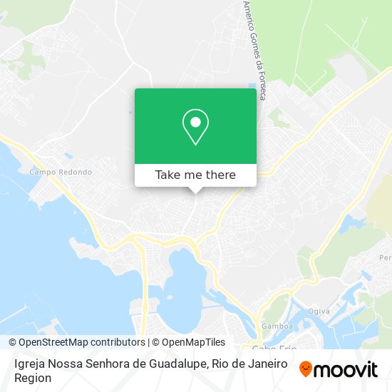 Mapa Igreja Nossa Senhora de Guadalupe