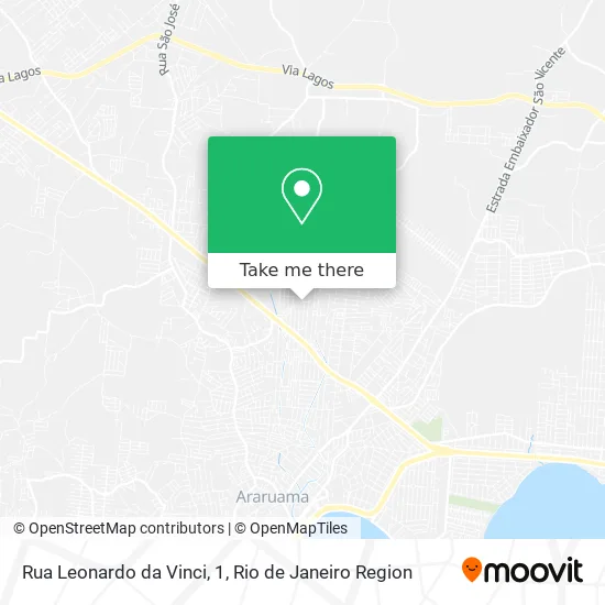 Rua Leonardo da Vinci, 1 map