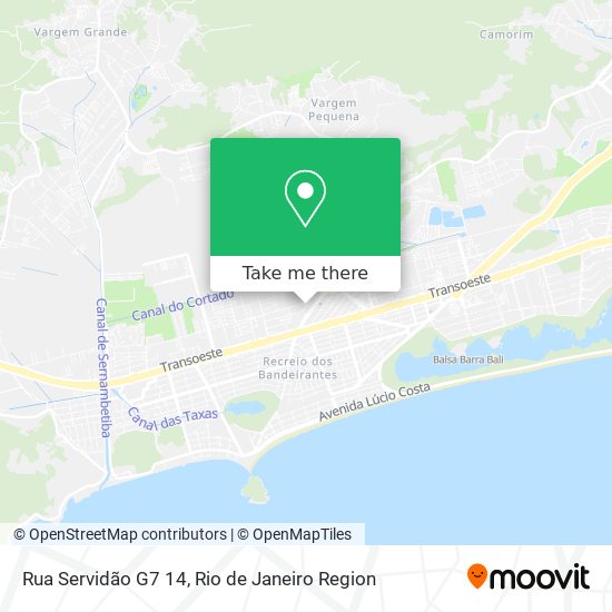 Rua Servidão G7 14 map
