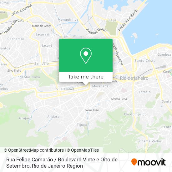 Mapa Rua Felipe Camarão / Boulevard Vinte e Oito de Setembro