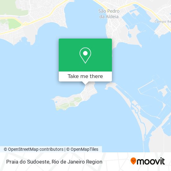 Praia do Sudoeste map