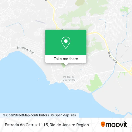 Estrada do Catruz 1115 map