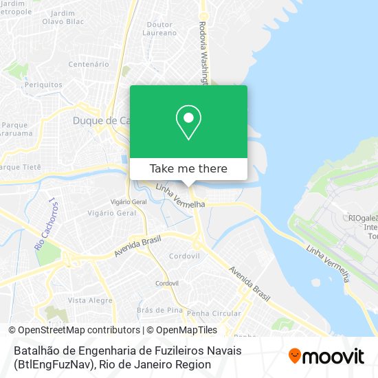 Batalhão de Engenharia de Fuzileiros Navais (BtlEngFuzNav) map