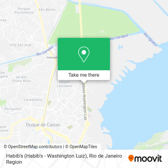 Habib's (Habib's - Washington Luiz) map