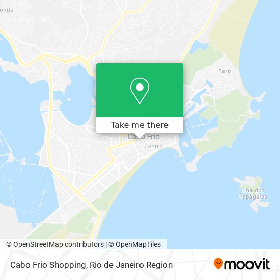 Cabo Frio Shopping map