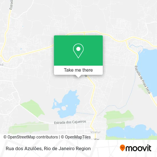 Rua dos Azulões map