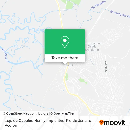 Loja de Cabelos Nanny Implantes map