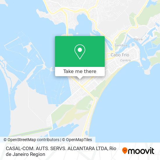 CASAL-COM. AUTS. SERVS. ALCANTARA LTDA map