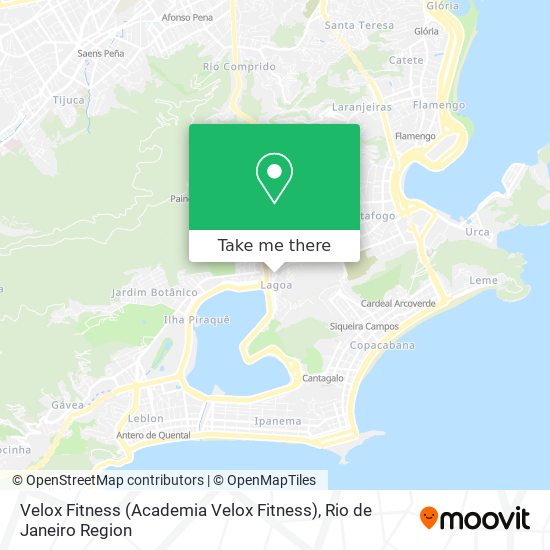 Mapa Velox Fitness (Academia Velox Fitness)