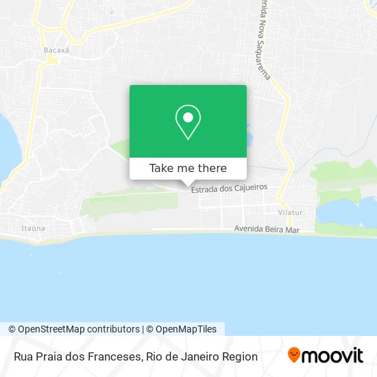 Rua Praia dos Franceses map