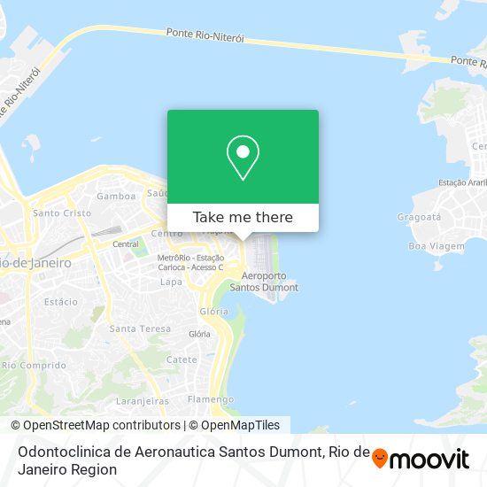 Mapa Odontoclinica de Aeronautica Santos Dumont