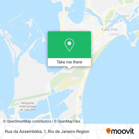 Rua da Assembléia, 1 map