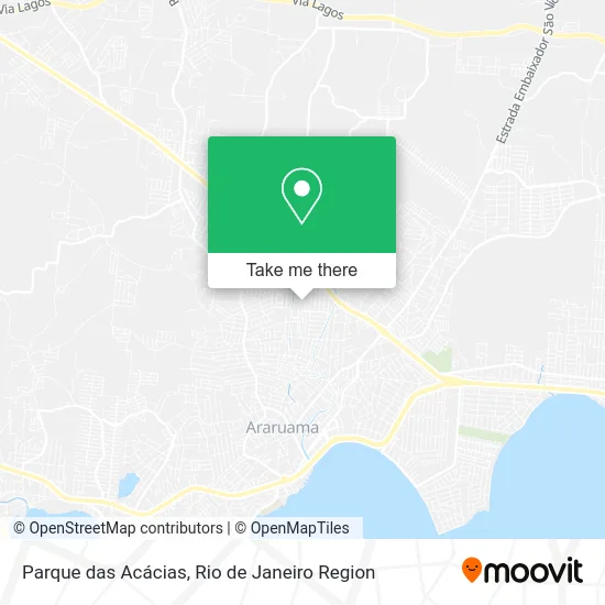 Parque das Acácias map