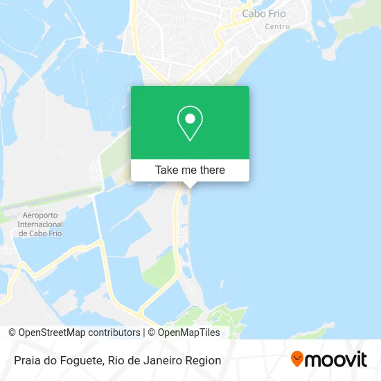 Praia do Foguete map