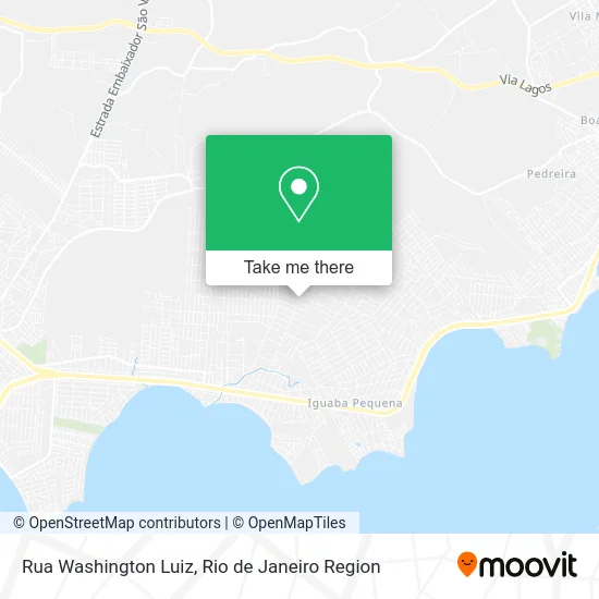 Rua Washington Luiz map