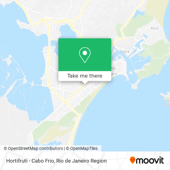 Hortifruti - Cabo Frio map