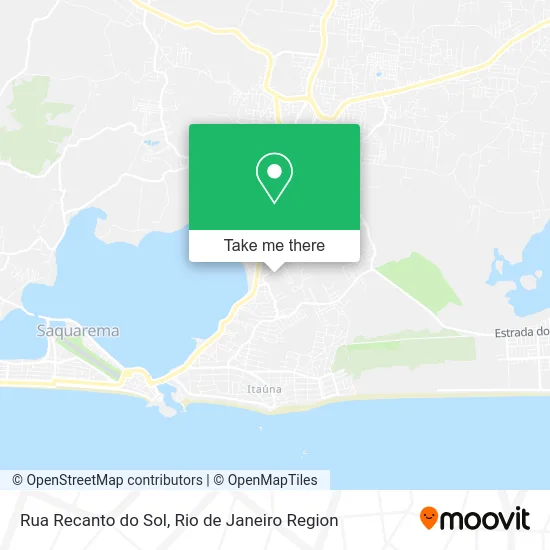 Rua Recanto do Sol map