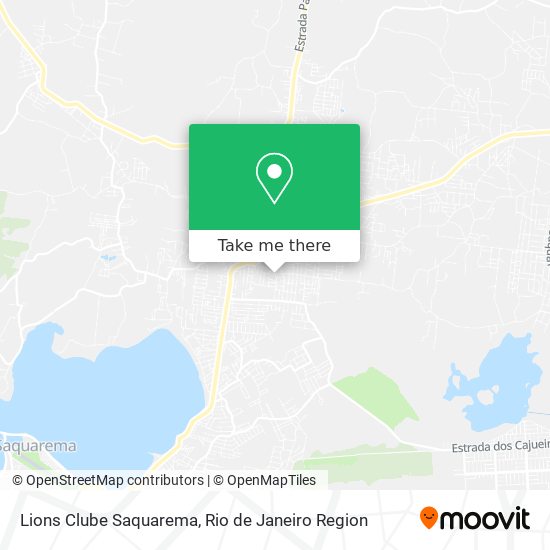 Lions Clube Saquarema map